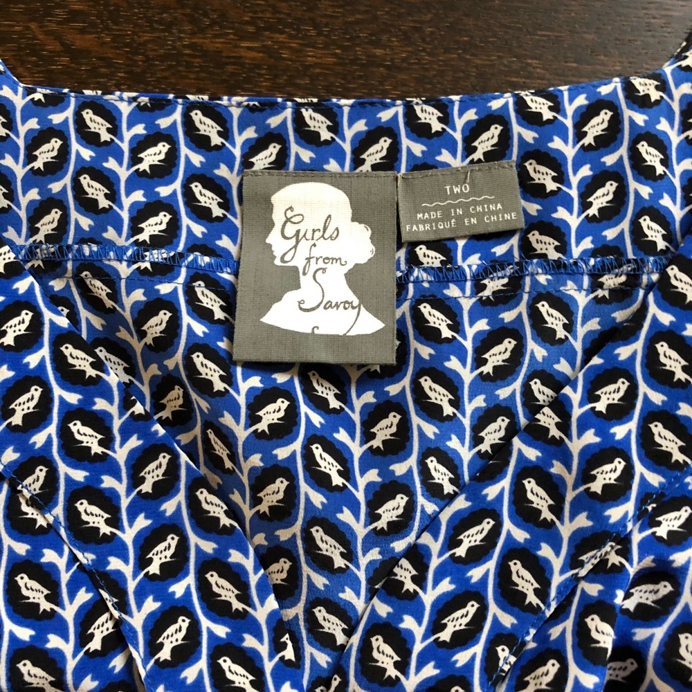 Anthropologie Girls from Savoy bird blouse - Picture 3 of 3